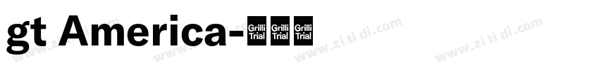 gt America字体转换